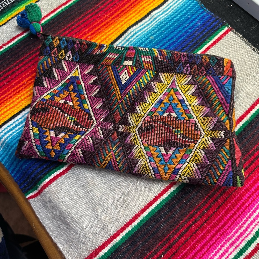 Aztec medium size cosmetic bag